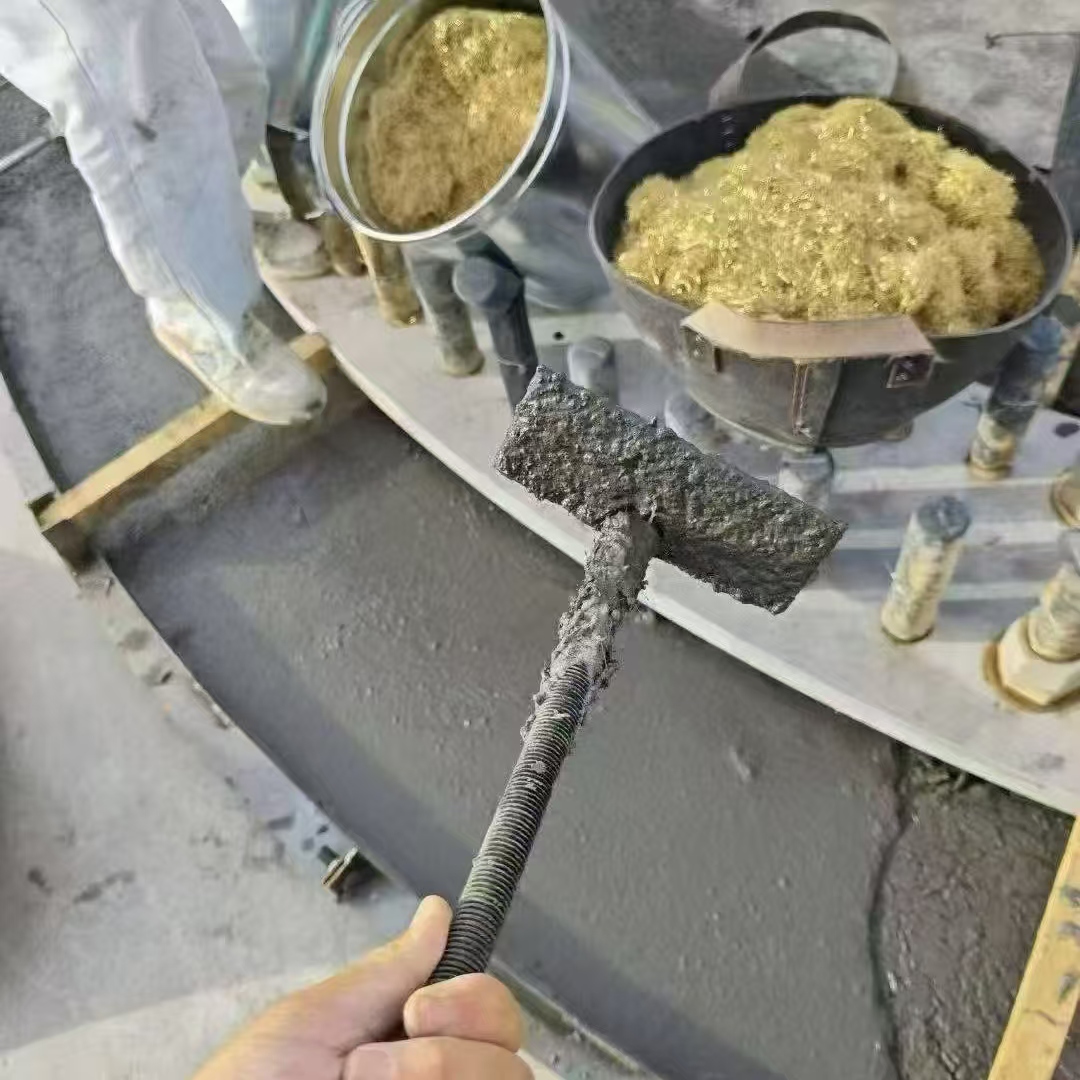 友好C120钢纤维高强无收灌浆料 轧机压缩机汽轮机发电机锻压设备底座灌浆材料